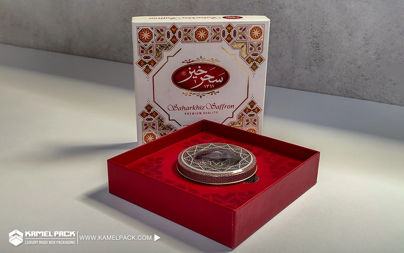 جعبه زعفران لوکس
